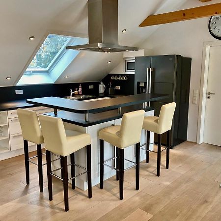 Luxurioeses Studio Im Zentrum, Balkon, Kamin, Klima Apartman Ravensburg Kültér fotó