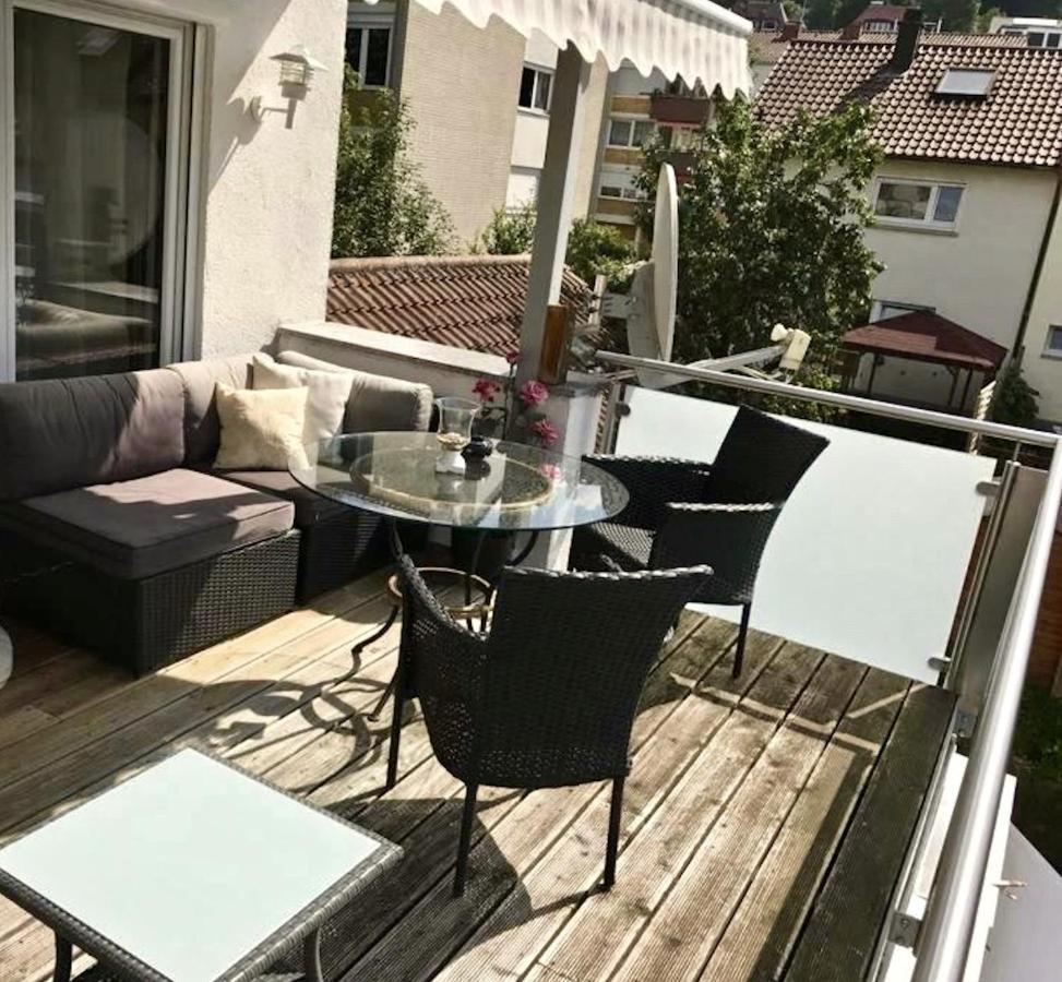 Luxurioeses Studio Im Zentrum, Balkon, Kamin, Klima Apartman Ravensburg Kültér fotó