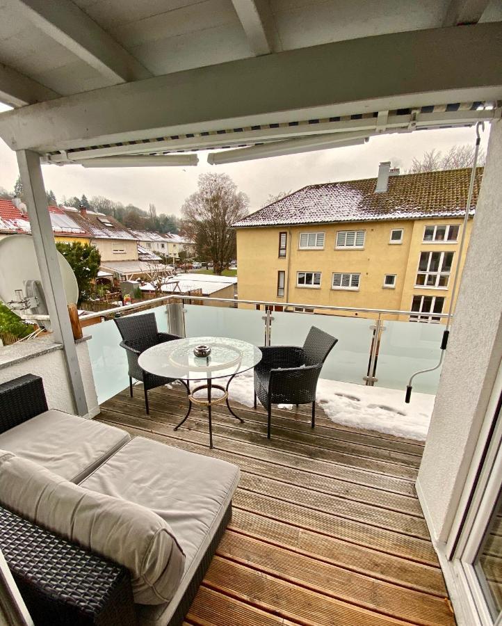 Luxurioeses Studio Im Zentrum, Balkon, Kamin, Klima Apartman Ravensburg Kültér fotó